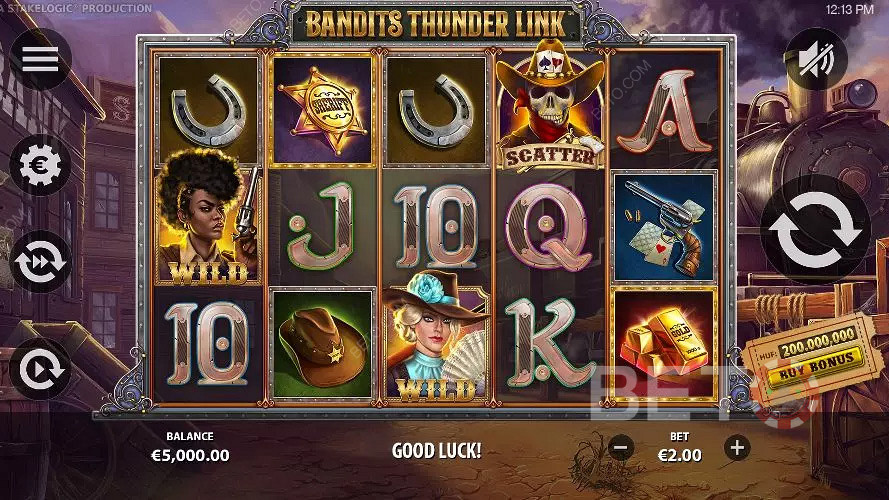 You can set your bet amount with the buttons given at the bottom of the screen.
