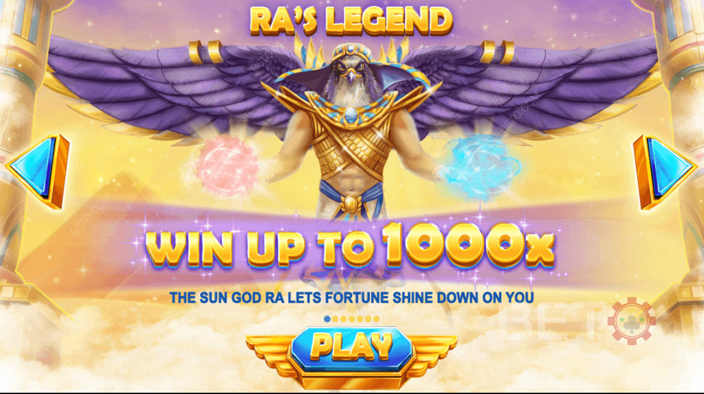 Win precious gifts as the god of Sun - Ra Legend blesses you! 