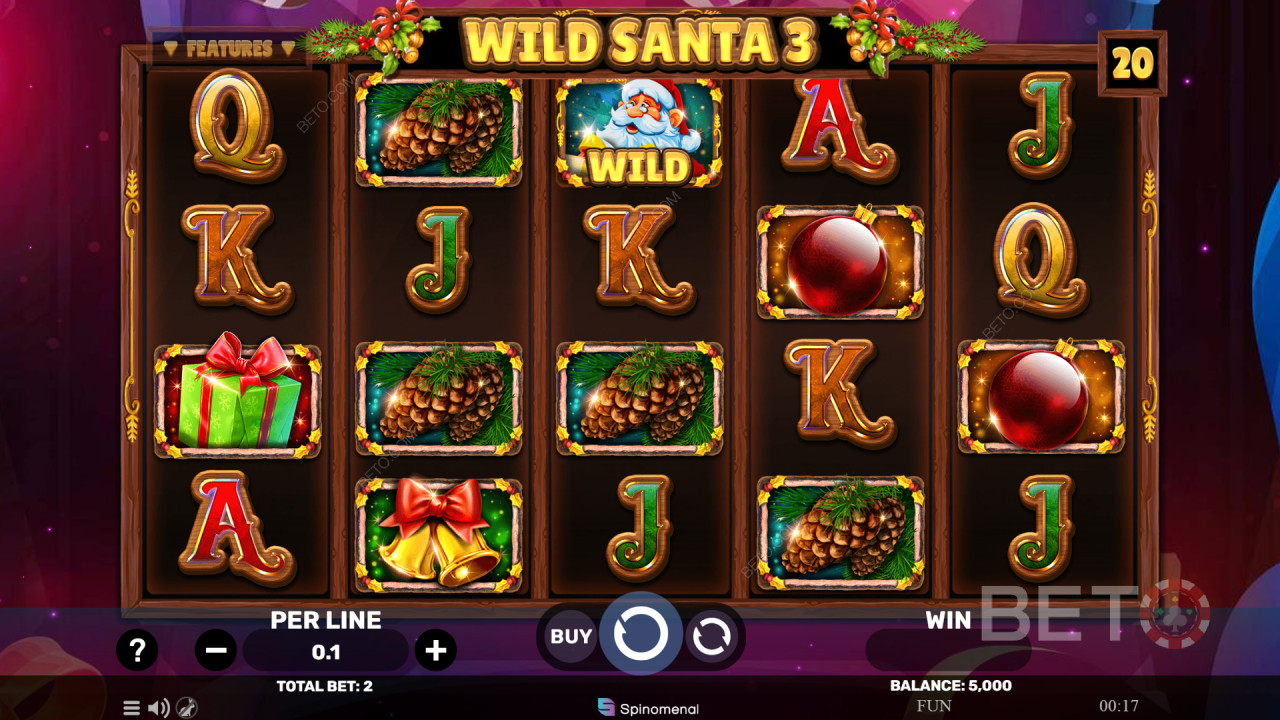 Wild Santa 3 Review by BETO Slots
