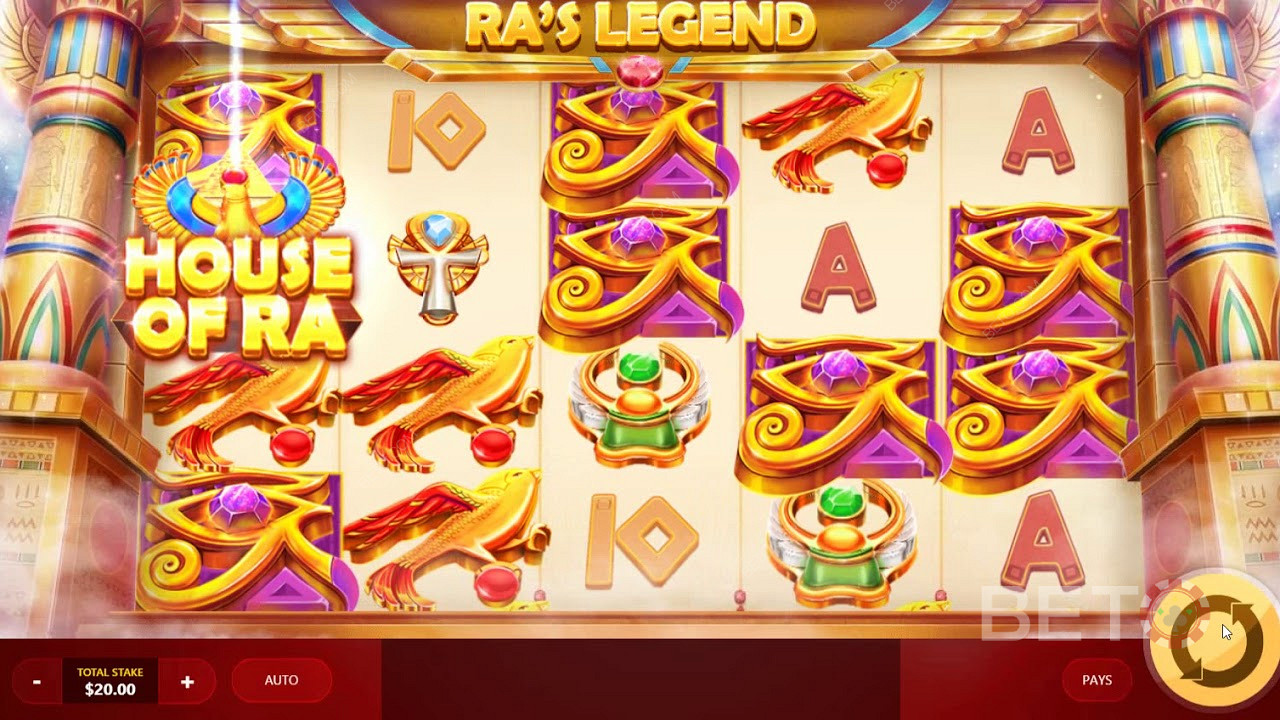  Begin your journey and win countless rewards from the Ancient Egyptian god - Ra.