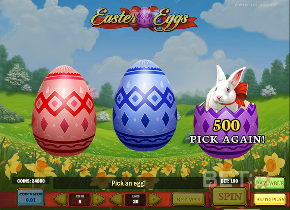 Easter eggs brings mesmerizing bonuses to the game