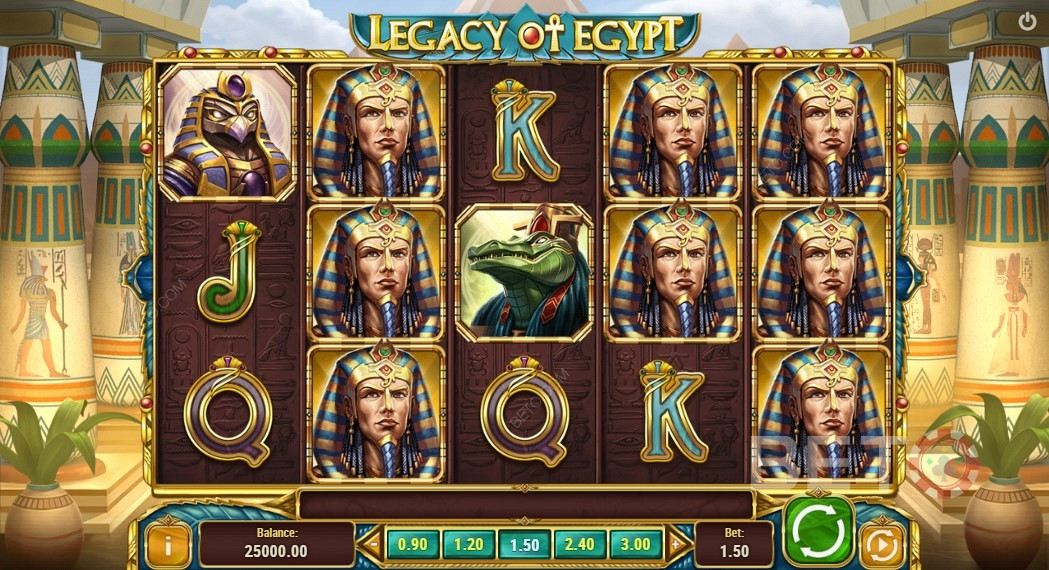 Legacy Of Egypt -En Egyptisk tema baseret spillemaskine fra Play
