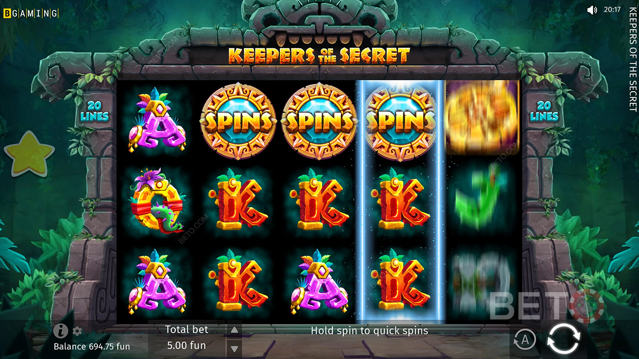 Keepers of the Secret Free Play