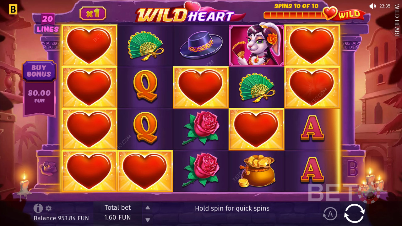 Wild Heart Review by BETO Slots
