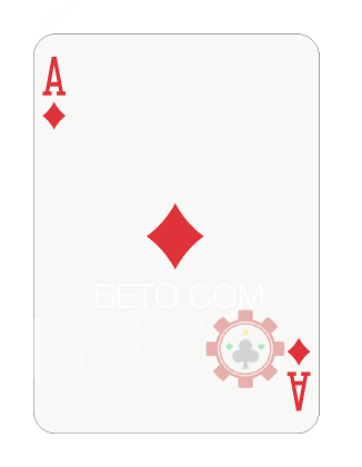 The ace can count for both 1 and 11 in the card game