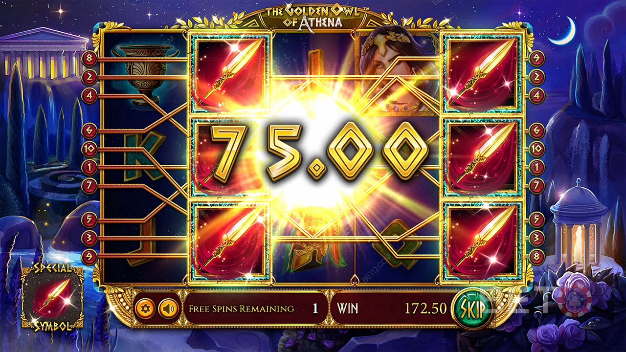 The Golden Owl Of Athena Review by BETO Slots