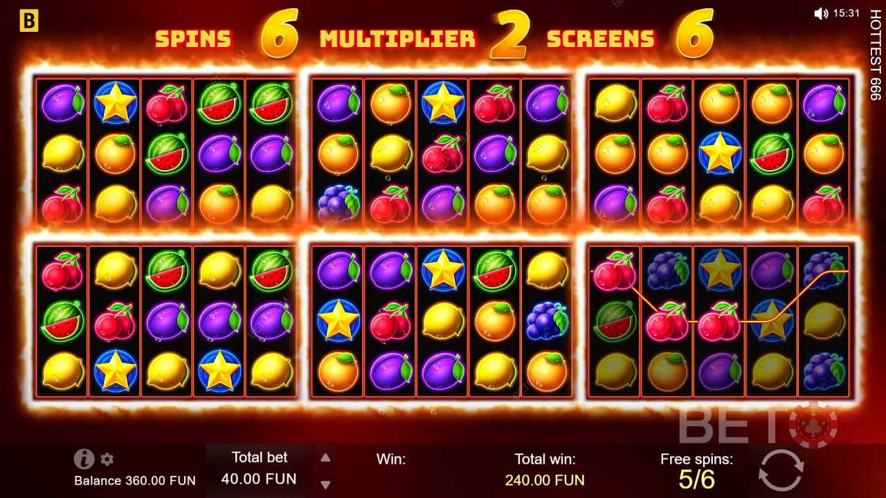 Theme & Design: Fiery Fruit Frenzy