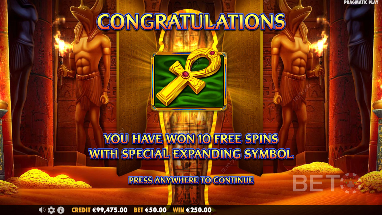 Win 5,000x Your bet in the Ancient Egypt Classic Slot Online!