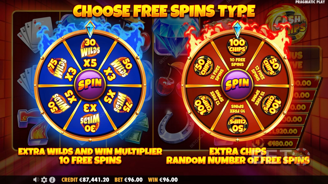 Bonus Features Explained in Cash Chips by Pragmatic Play