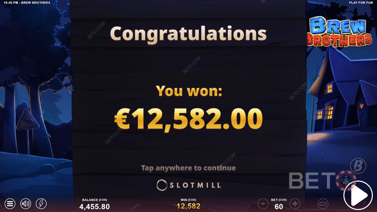 Win 12,000x Your bet in the Brew Brothers Online Slot!