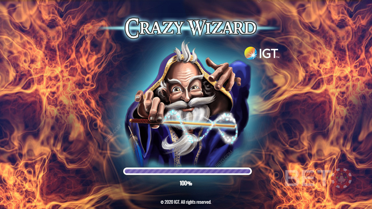 Enter the world of sorcery wizards and magics - Crazy Wizard a slot from IGT
