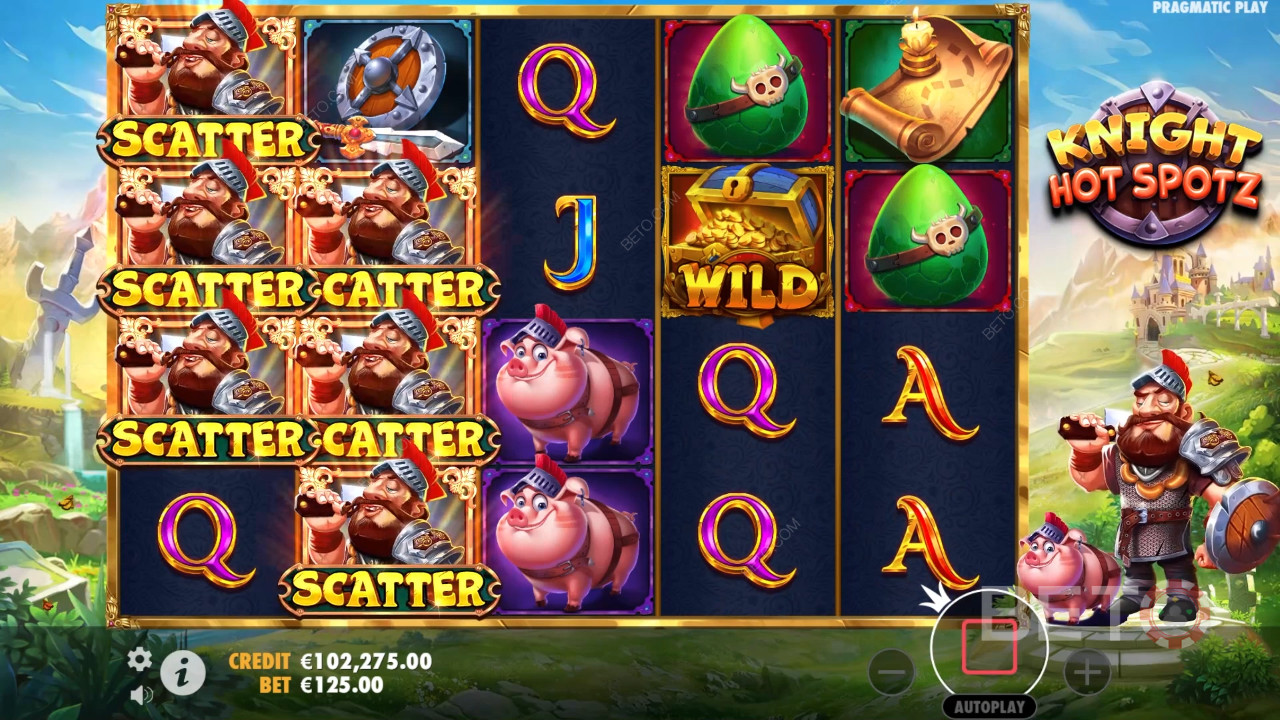 Bonus Features Explained in Knight Hot Spotz by Pragmatic Play