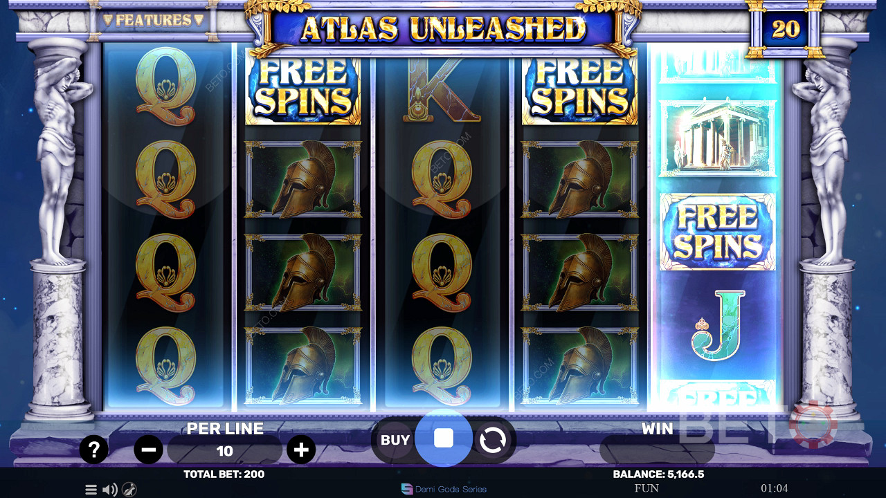 Atlas Unleashed Review by BETO Slots