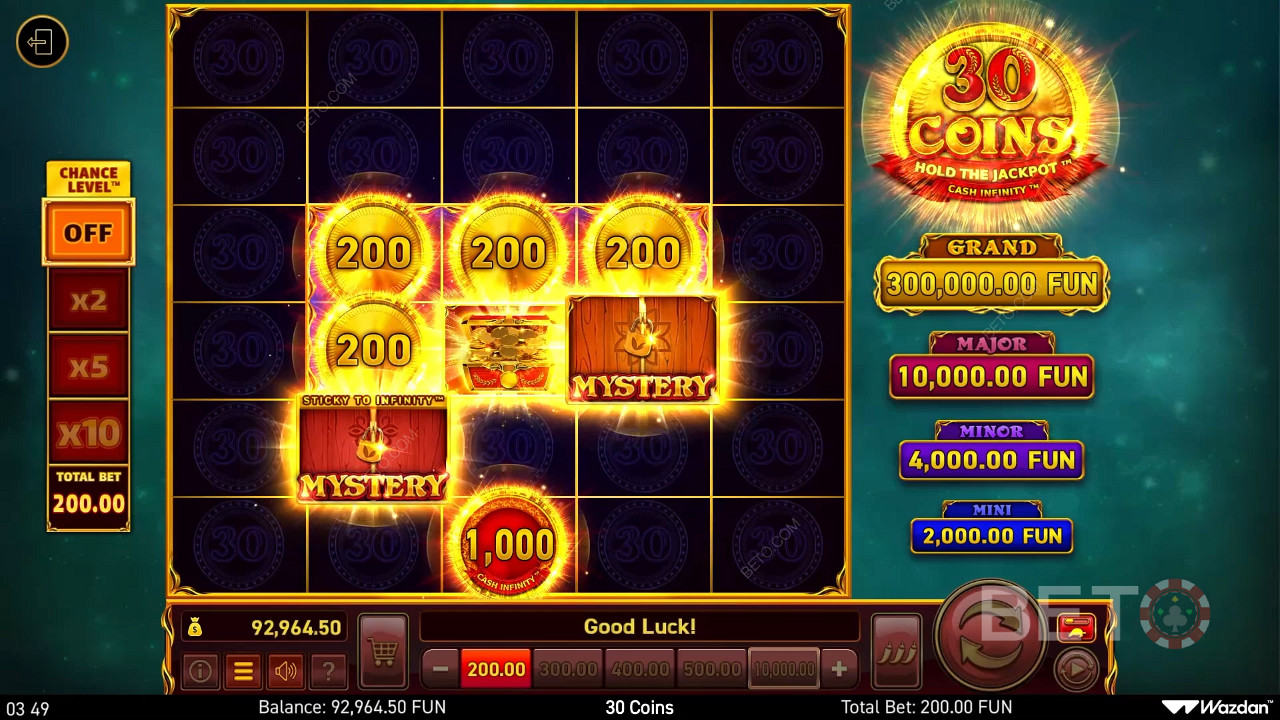 30 Coins Free Play