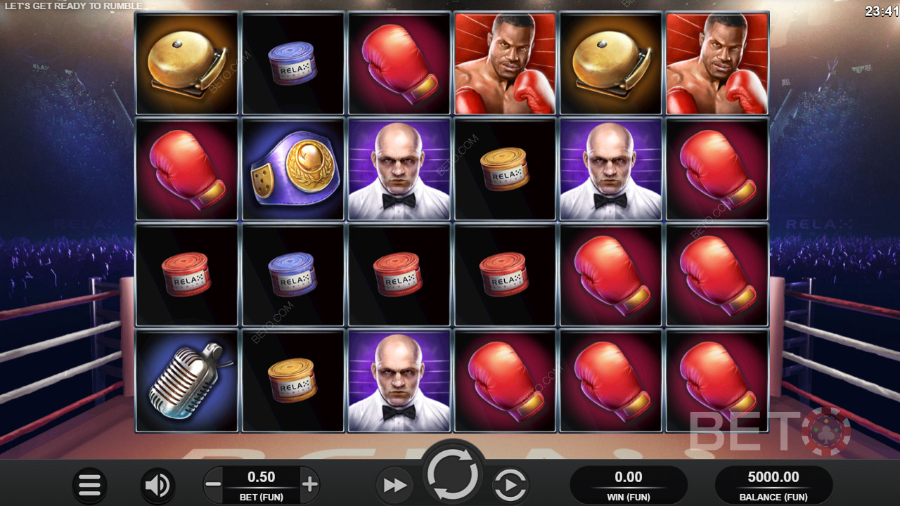  Let’s Get Ready to Rumble is a boxing-themed slot from Relax Gaming