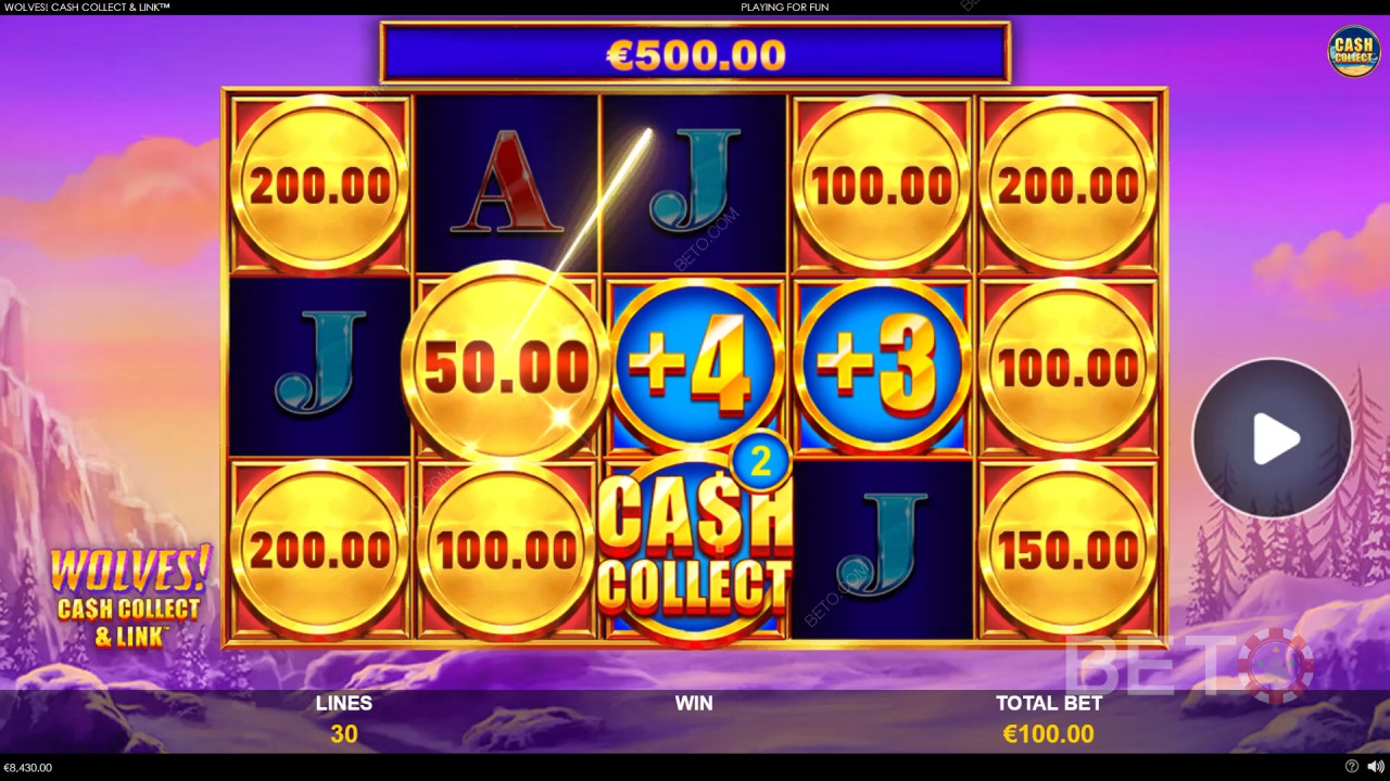 Bonus Features Explained in Wolves! Cash Collect & Link by Playtech Origins