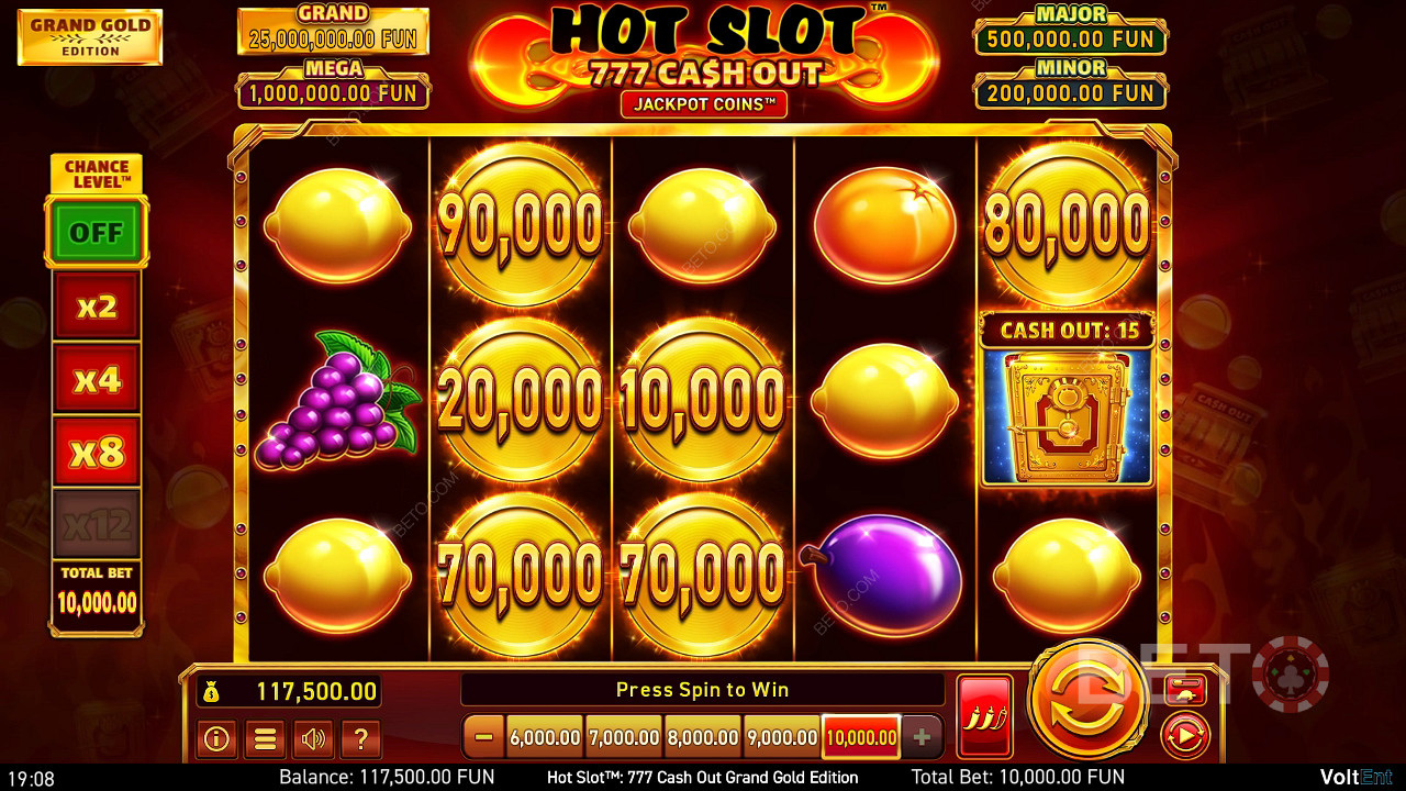 Hot Slot: 777 Cash Out Grand Gold Edition Free Play