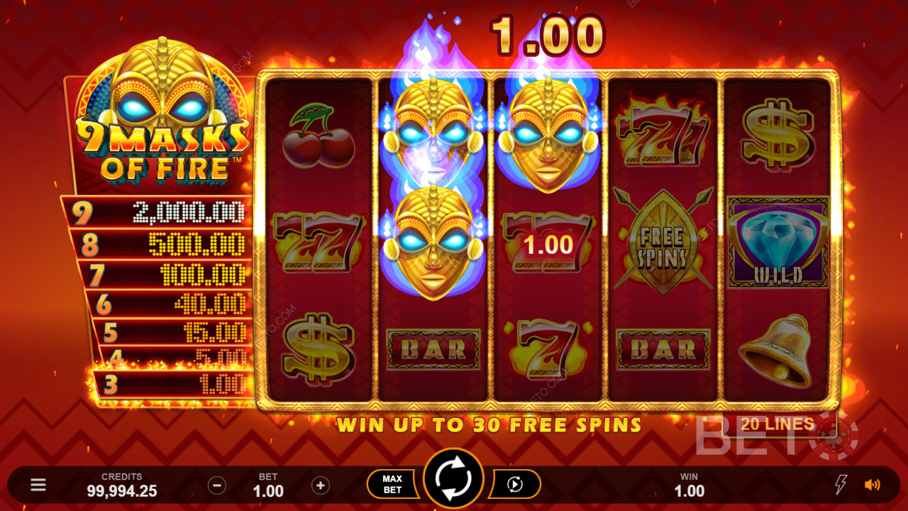This video slot is based on five reels and 20 paylines