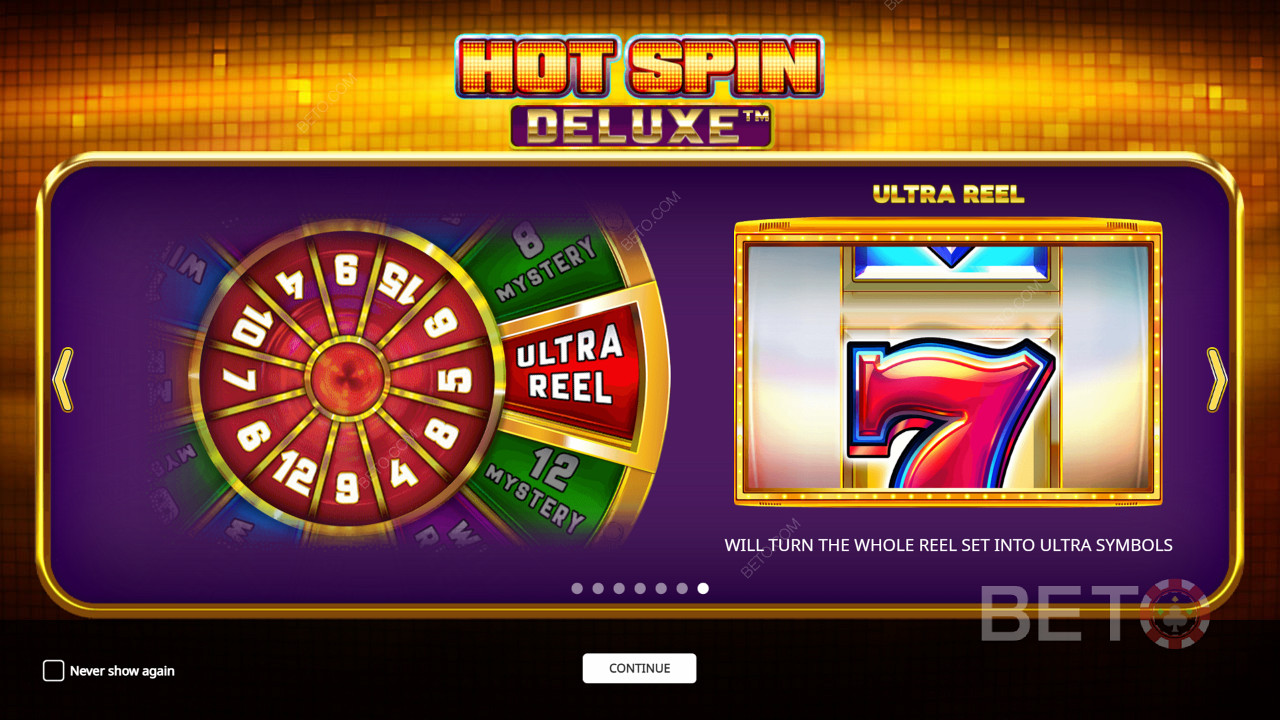 Try and aim for Hot Spin Deluxe Feature to gain extra winnings