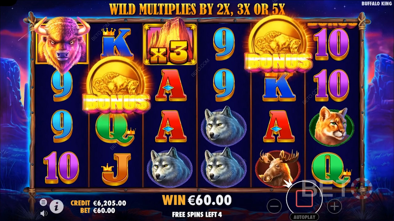 The Free Spins are the cheery on the top for your winnings 