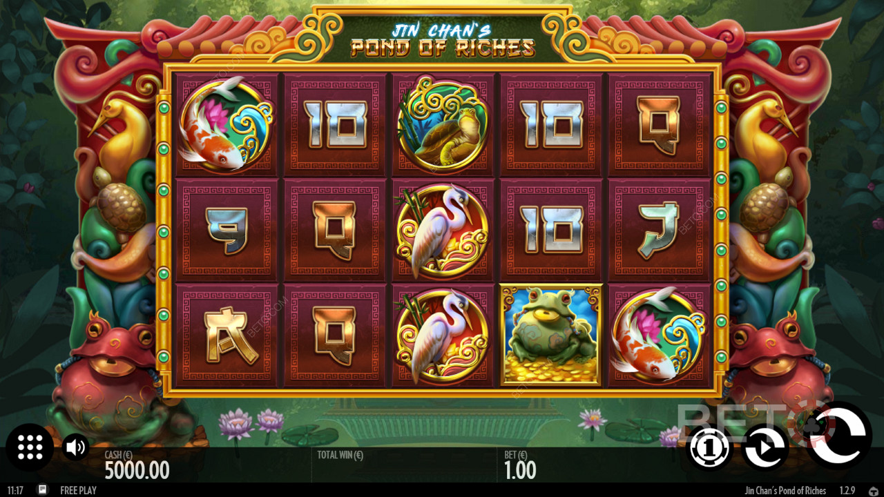 This slot features an RTP rate of 94.27% and high volatility