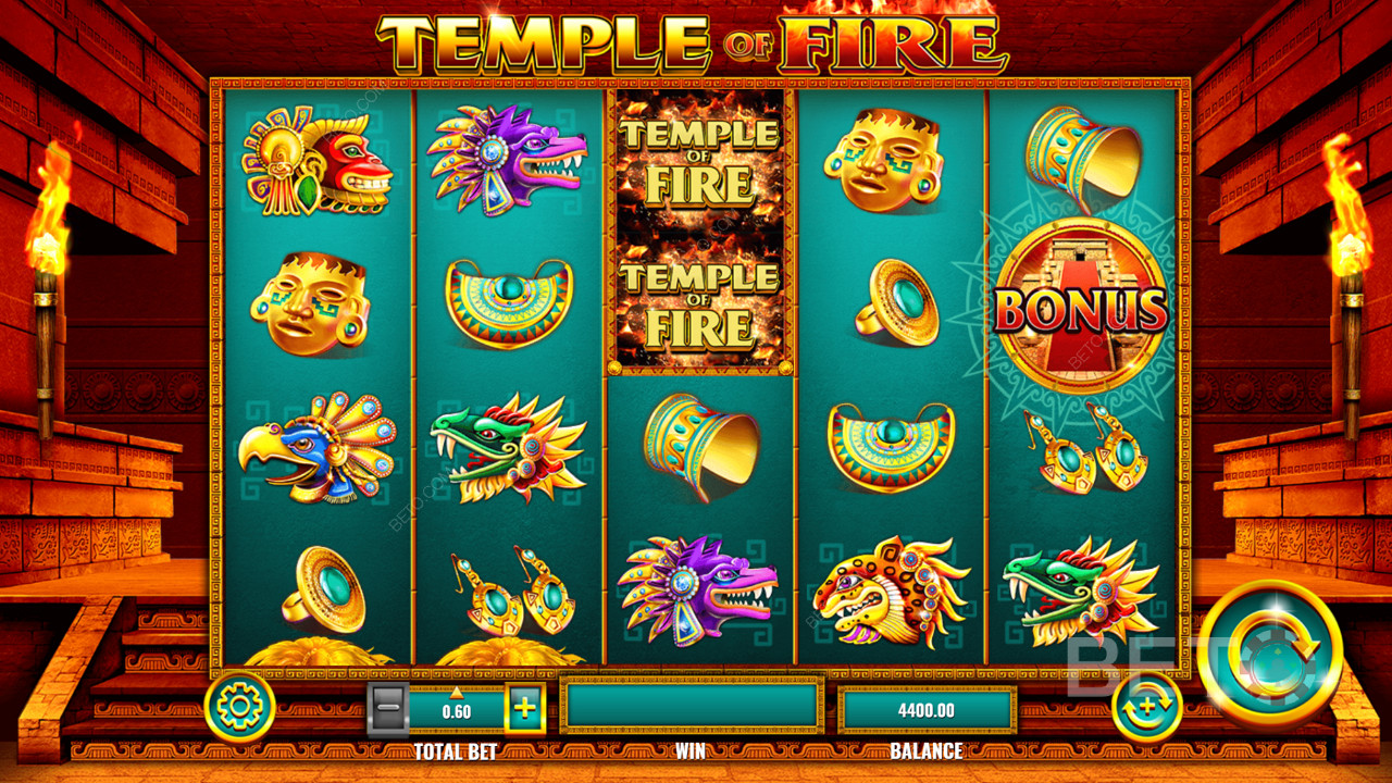 Temple of Fire video slot