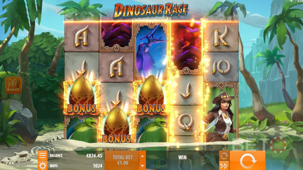 Special bonuses of Dinosaur Rage