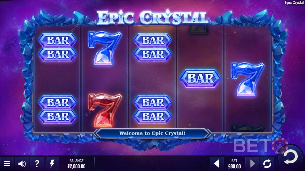 Immersive visuals of Epic Crystal