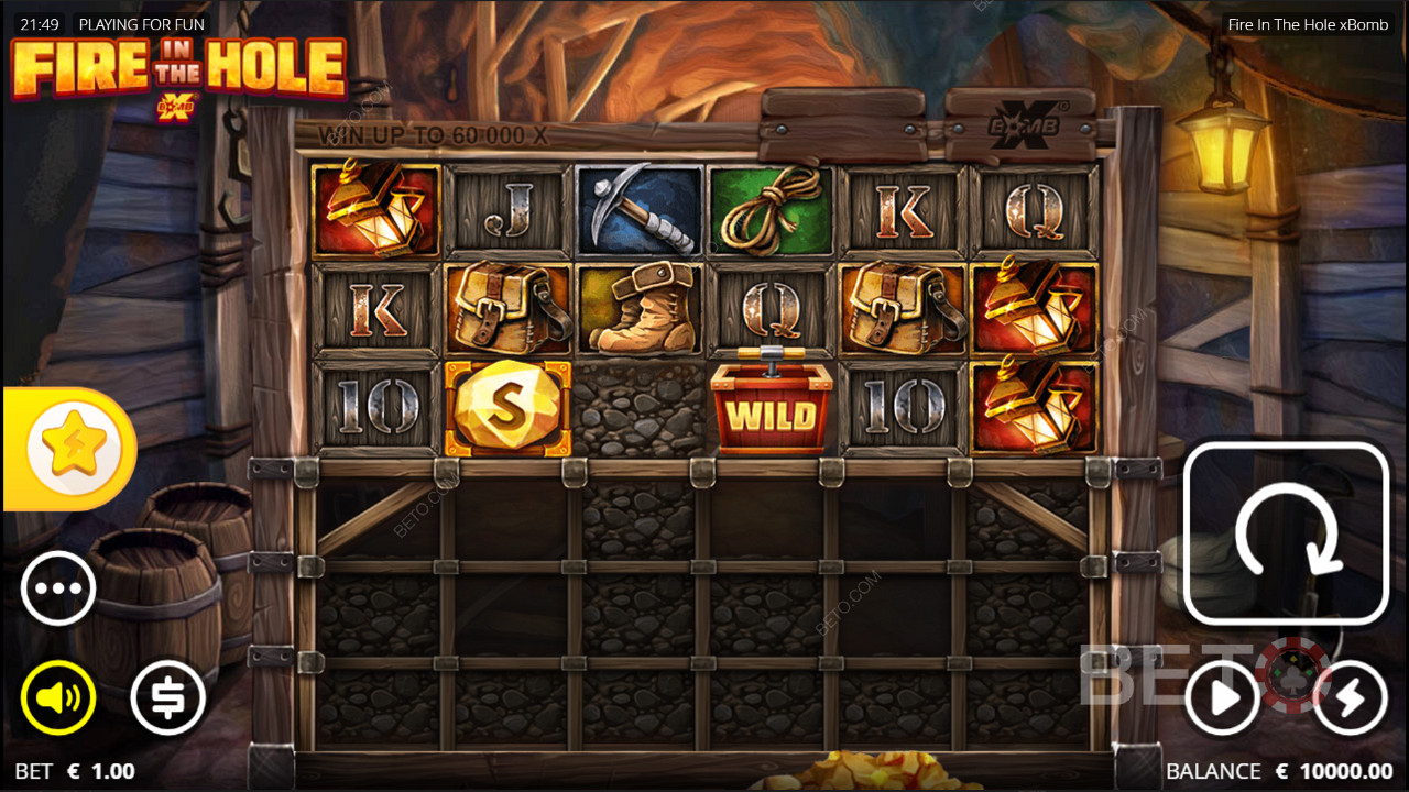 Fire in the Hole video slot
