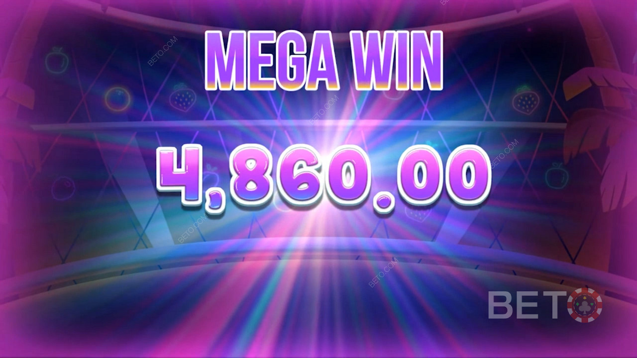 Mega win in Jammin Jars 2 video slot