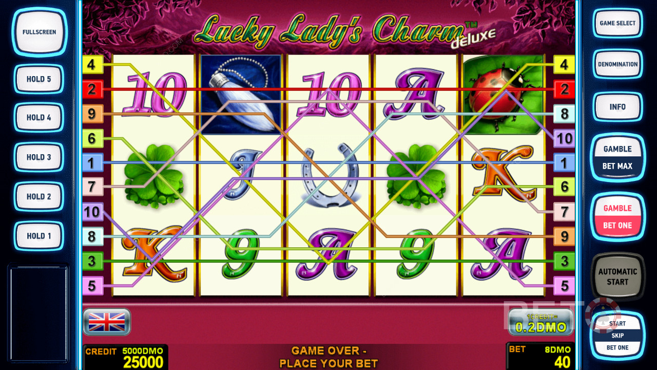 Colorful design of Lucky Lady