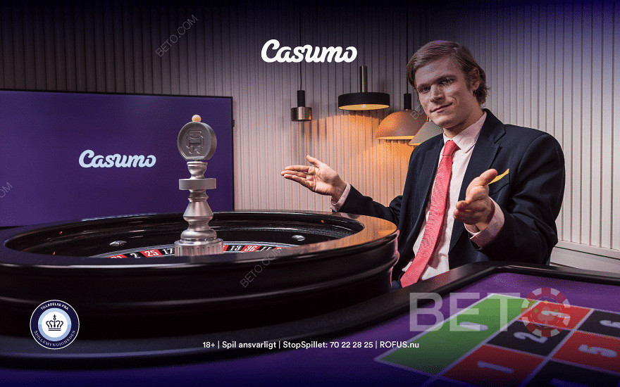 Pelaa live-kasinoa ja voita rulettia Casumon kanssa