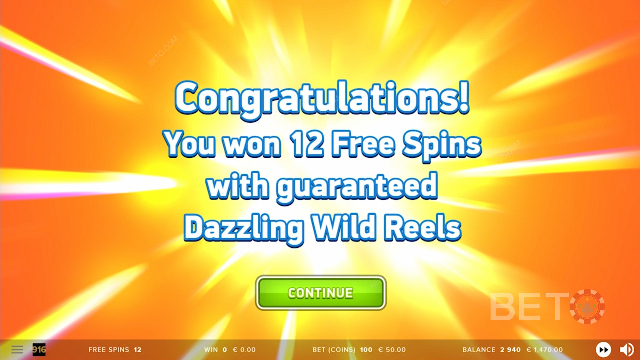 Winning Free Spins in Dazzle Me Megaways