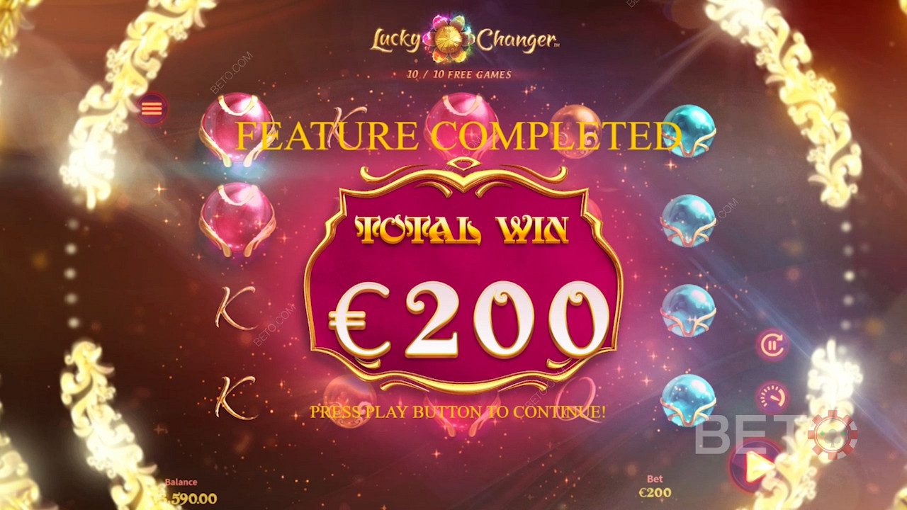 Big win in Lucky Charger slot