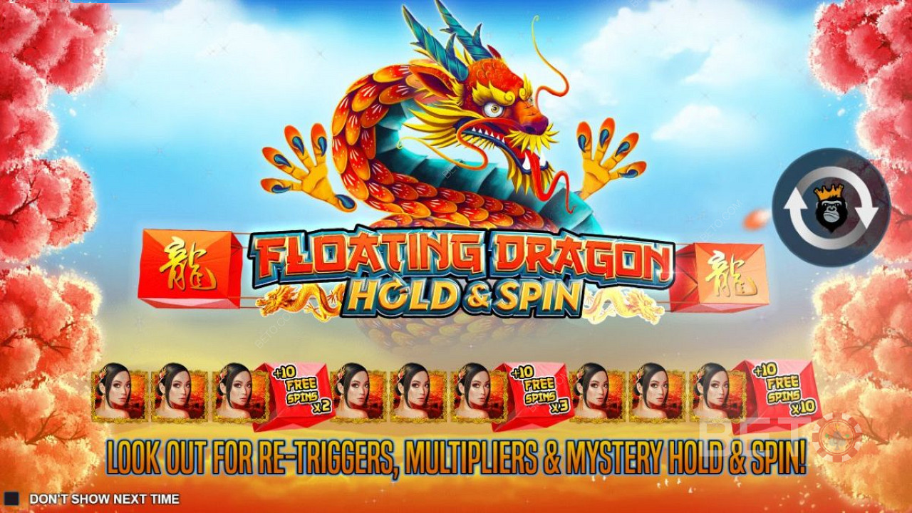 Intro screen of Floating Dragon