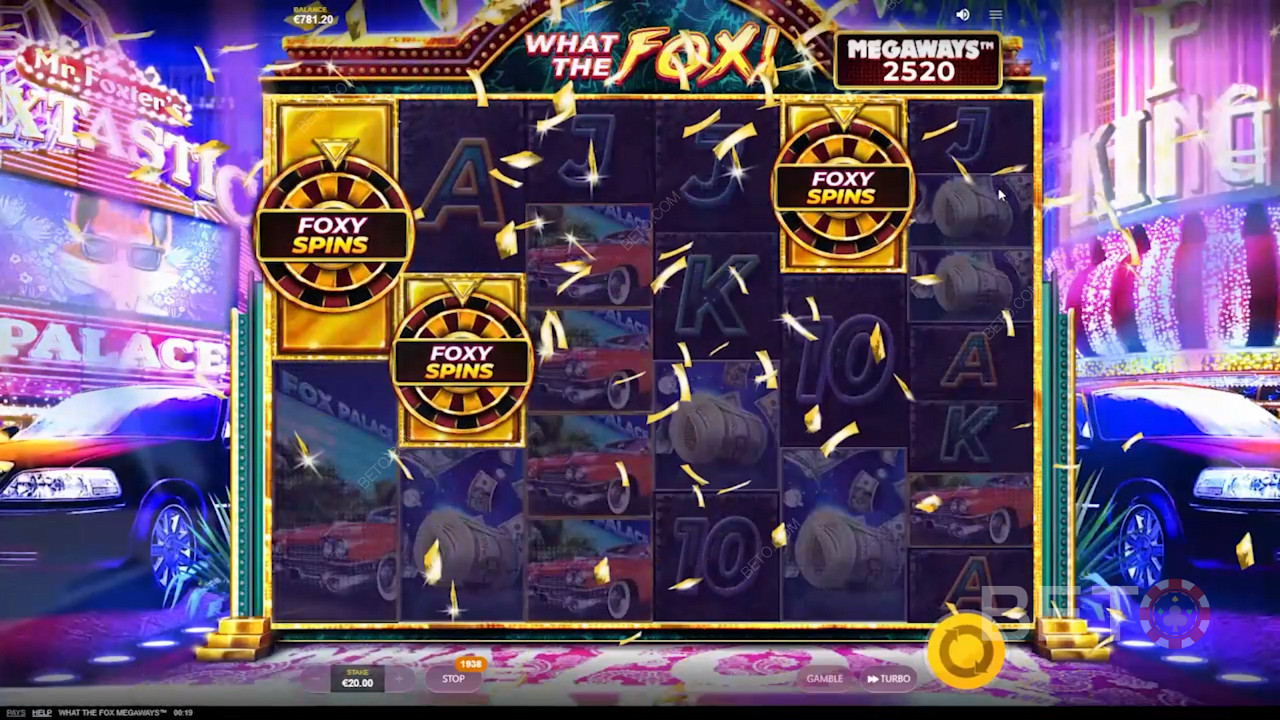 Winning Free Spins in What The Fox Megaways