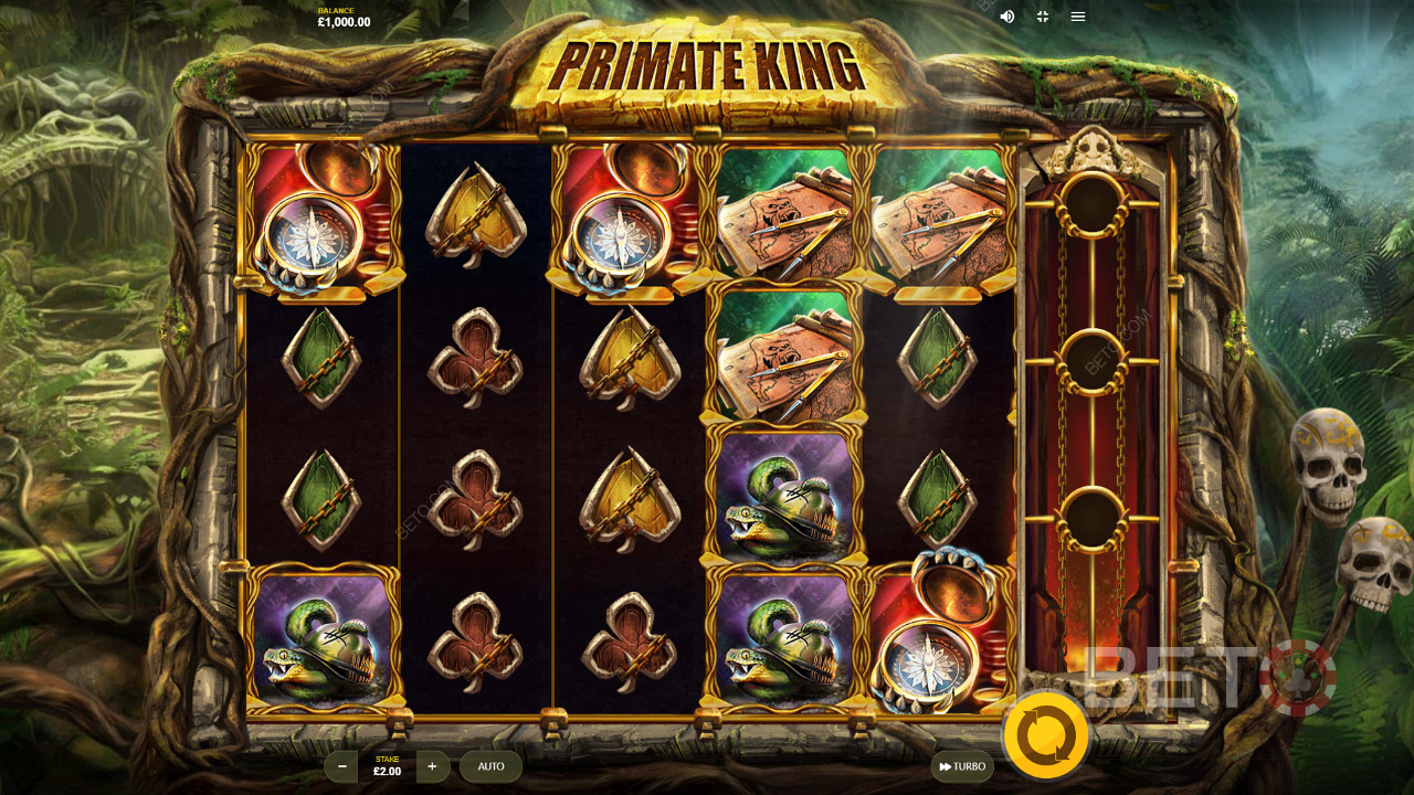 Primate King has an RTP of 96%