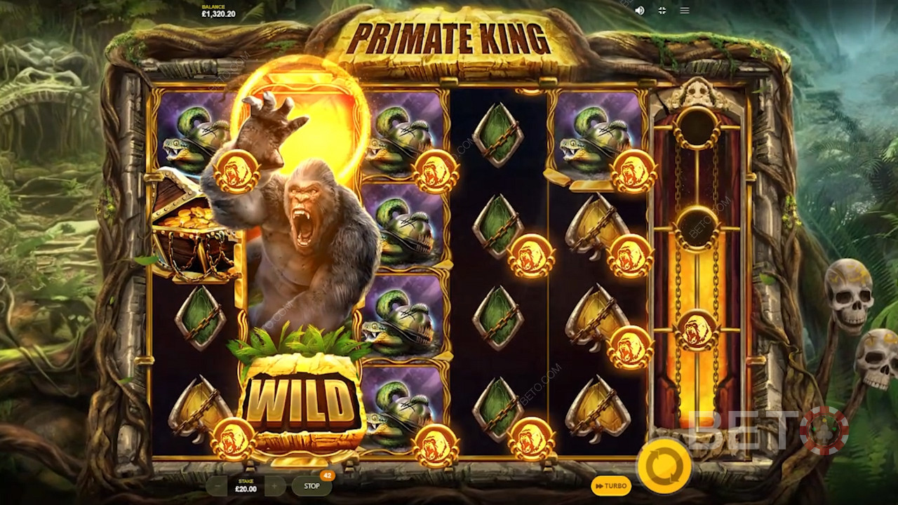 Primate King from Red Tiger Gaming is stacked with lots of great bonus features