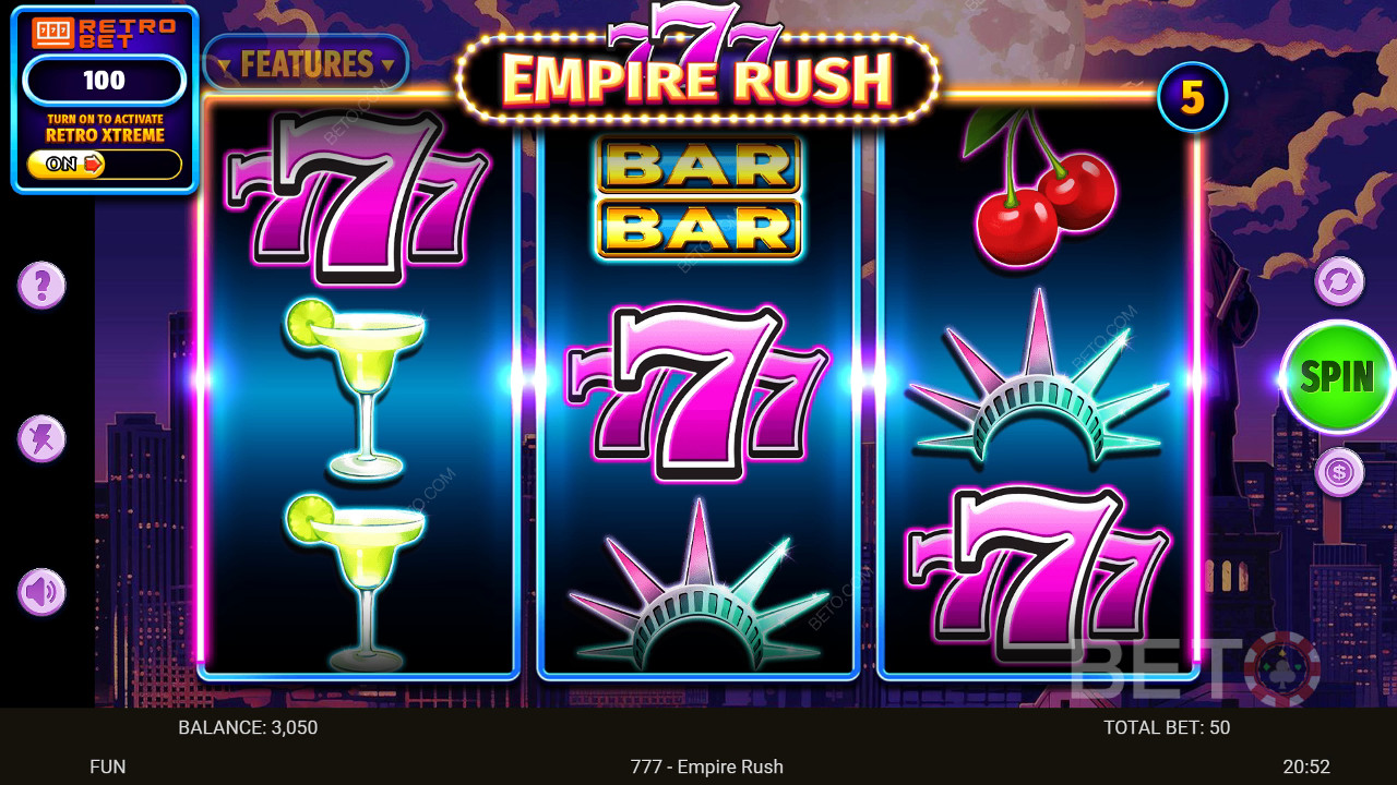 777 Empire Rush Review by BETO Slots