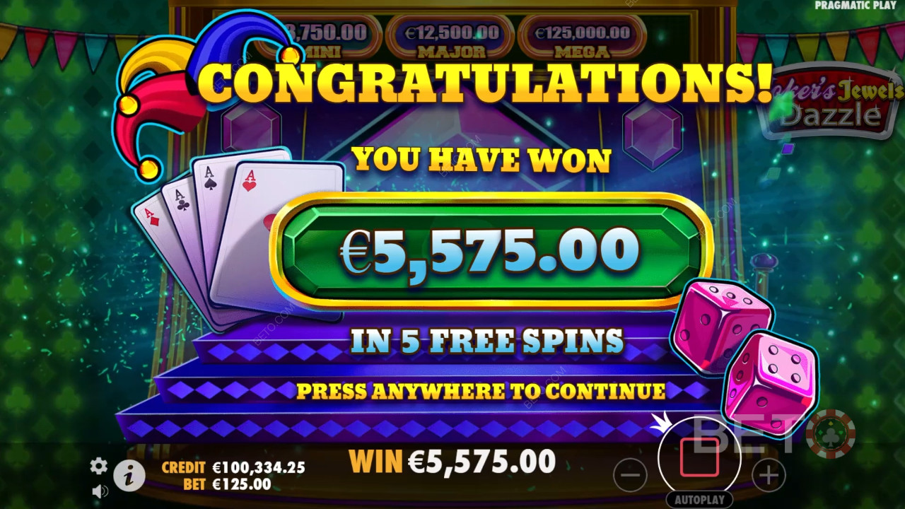 Win 2,000x  Your bet in the Joker