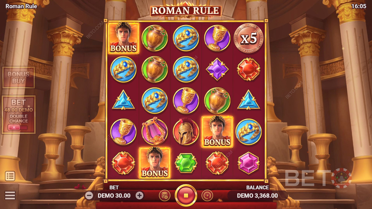 Roman Rule Review by BETO Slots
