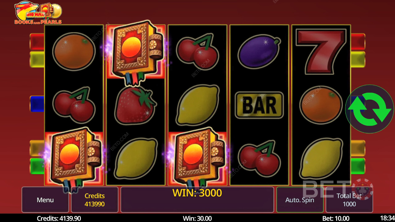 Big Max Books and Pearls Review by BETO Slots