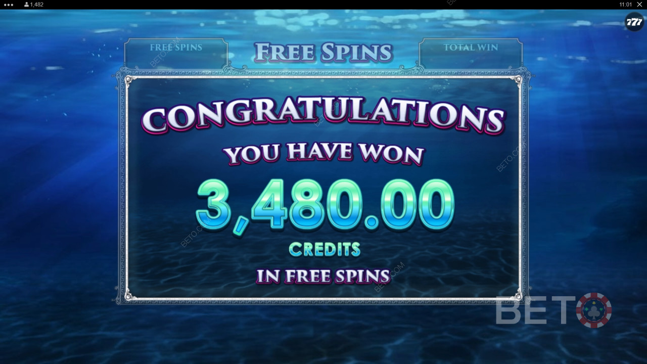 Win 240x Your bet in the Ariana Slot!