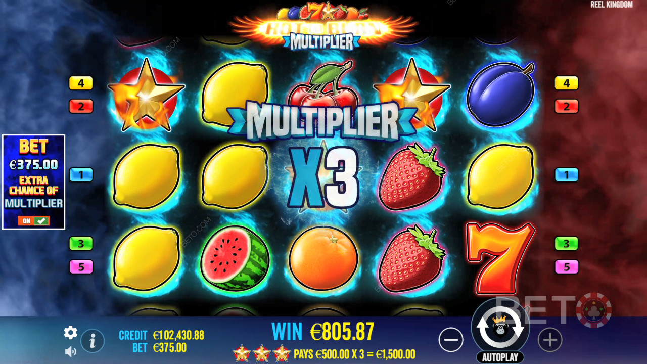Hot to Burn Multiplier Free Play