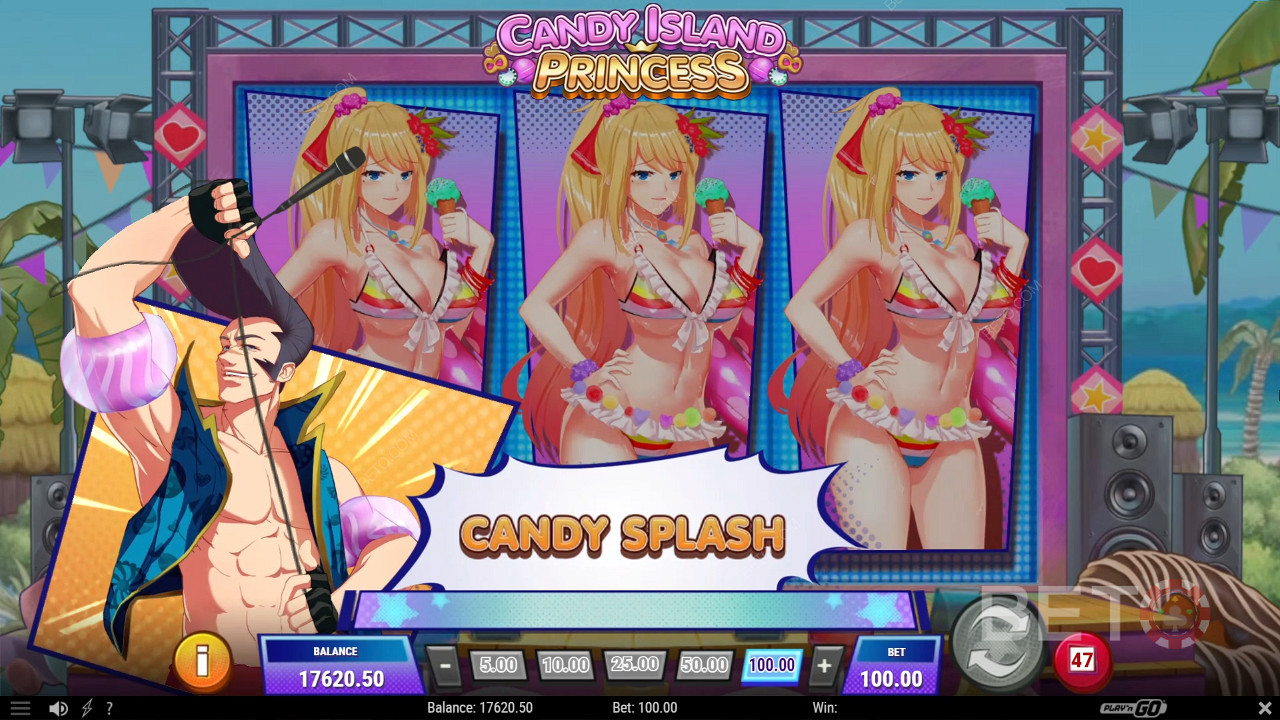 Theme based animations in Candy Island Princess