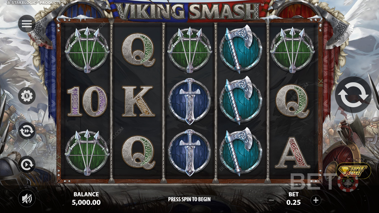 Based on 5 reels and 243 paylines setups, strive in the name of glory amongst the Vikings