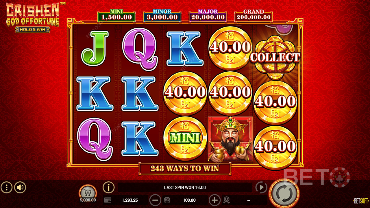 Caishen God of Fortune Review by BETO Slots