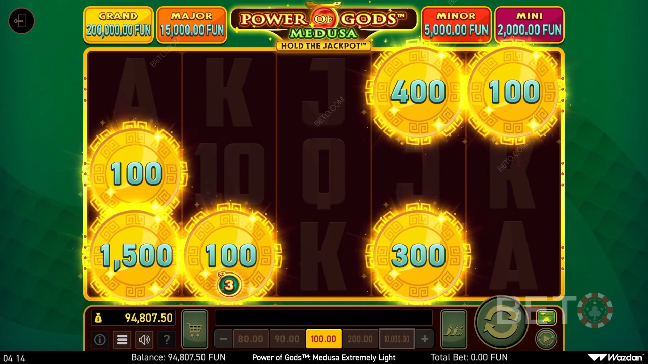 Power of Gods: Medusa Extremely Light Free Play