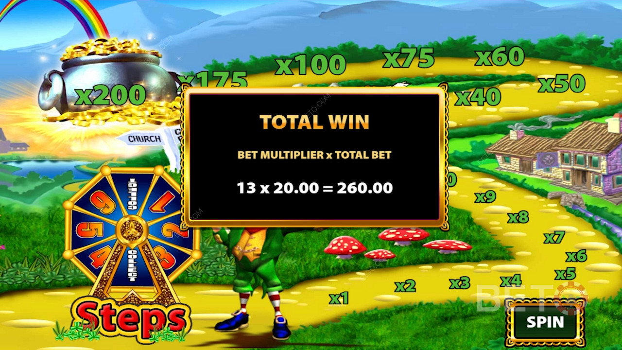 Win several times your stake in Road to Riches feature
