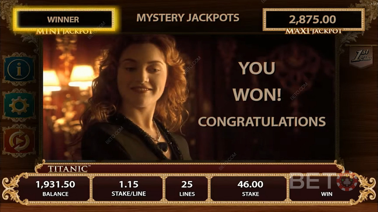 Win several times your stake through the Jackpots in the Titanic slot game